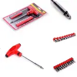 Alat Set Obeng Kunci T Star Sock Multifungsi 24-Pcs — 2