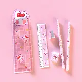 Alat Tulis Set Mini Stationary Set Pensil 5 in 1 Motif Karakter — 8