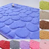 Keset Kamar Mandi Memori Foam Anti Slip Dengan Motif Batu — 2