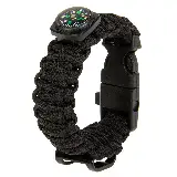 Gelang Survival Paracord Outdoor dengan Peluit dan Flint Fire Starter — 2