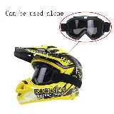Kacamata Google Full Face Helm Masker Motor Paintball Airsoft Trail — 10
