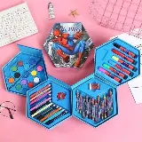 Crayon Set Menggambar Melukis Karakter 4 in 1 Isi 46pcs — 5