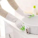 Sarung Tangan Karet Latex Cuci Piring Dan Baju Anti Air Anti Kotor — 4