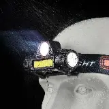 Lampu Senter Kepala Head Lamp Led 2 Mode 90? Waterproof Rechargeable — 3