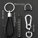 Gantungan Kunci Tag Buckle Tali Keychain Mobil Motor — 4