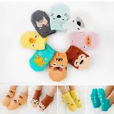 Kaos Kaki Pendek Anak Bayi Korea Motif Karakter Hewan 3d Lucu — 3