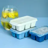 Alat Pencetak Es Batu Puding Agar-Agar 6 Kotak dengan Penutup — 7