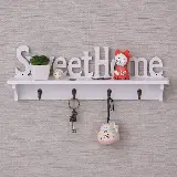 Rak Dinding Sweethome WPC dengan Gantungan Baju Vintage — 3