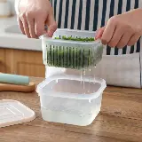Toples Bulat Tirisan Bawang Sayur Transparan Wadah Serbaguna Dapur — 2