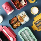 Tempat Makanan Plastik / Lunch Box Korea / Kotak Makan Plastik Mika — 6