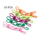 Klip Jepitan Jemuran Warna-Warni Multifungsi Stainless Steel 10pcs — 1