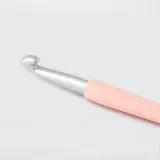 Hakpen Aluminium dengan Silicone Soft Handle Crochet Hooks — 5