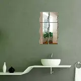 Stiker Dinding Acrylic Cermin Kaca Tempel Dekorasi Ruangan — 1