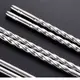 Sumpit Stainless Steel Sus 304 Satu Pasang Polos