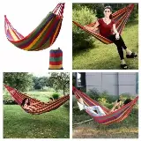 Hammock Ayunan Gantung Kain Tempat Tidur Outdoor Serbaguna — 2