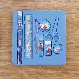 1 Set Alat Tulis Lucu Lengkap Pensil Penggaris Pulpen Penghapus Rautan — 9