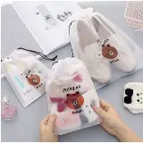 Travel Pouch Bag Organizer Pouch Travel Alat Mandi Waterproof Anti Air — 8