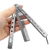 Sisir Besi Lipat Butterfly Balisong Training Trick Benchmade — 5