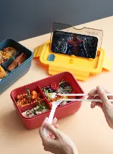 Tempat Makanan Plastik / Lunch Box Korea / Kotak Makan Plastik Mika — 7