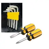 Set Obeng Kunci L LBX Tools Screwdriver With Hex Key 9 in 1 — 6