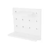 Rak Pegboard Tempel Dinding Dapur Kamar dan Mandi Multifungsi — 1