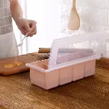 Wadah Tempat Kotak Bumbu Dapur Garam Gula Micin Minimalis 4 Sekat — 3