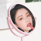Cermin Standing Mirror Make Up Bulat Motif Telinga Karakter — 4
