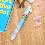 Pulpen Ballpoint Cetek 10 Warna Warni Murah Karakter Lucu Kartun — 1