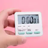 Kitchen Timer Digital Alarm Masak Dapur Magnet Lcd Bonus Baterai — 2