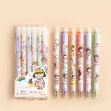 Set Pulpen Ballpoint Gel Mekanik Lucu Karakter Isi 6 Pcs — 7