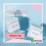 Cotton Bud Swabs isi 100 Natural Bambu Tanpa Pemutih — 1