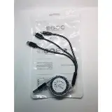 Kabel Roll 3 in 1 Tarik 2.4A Otomatis Fast Charging — 1