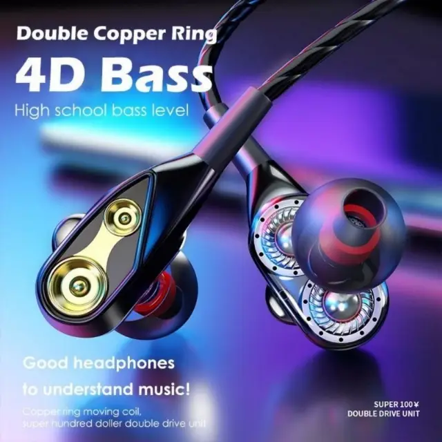 Headset B-11 Purebass Handsfree Double Sound Headset Universal
