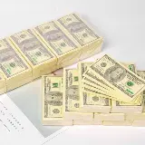 Tissu Lap Kertas Toilet dengan Desain Uang 100 Dolar — 3