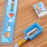 Alat Tulis Set Penghapus Rautan Pensil Karakter Lucu — 4