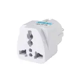 Sambungan Colokan Listrik Over Steker Adaptor Travel Universal Kaki 3 — 4