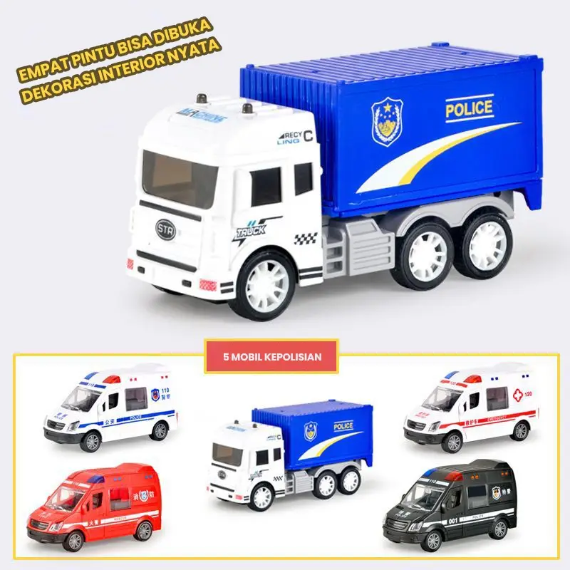 Mainan Anak Laki-Laki - Mobil / Truk / Bus / Jeep / Tank