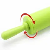 Alat Penggiling Rolling Pin Plastik Adonan Roti Praktis Multifungsi — 2