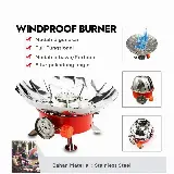 Kompor Camping Mini Portable Gas Stove Bulat Windproof — 4