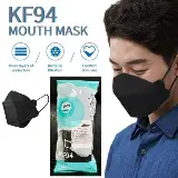Masker Kf94 Kain Warna Warni Hitam Ungu Navy Grey Isi 10 Pcs — 8