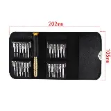 Obeng Hp 1 Set Handphone Lengkap Bintang 5 Segi Enam 25in1 — 4