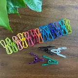 Klip Jepitan Jemuran Warna-Warni Multifungsi Stainless Steel 10pcs — 2