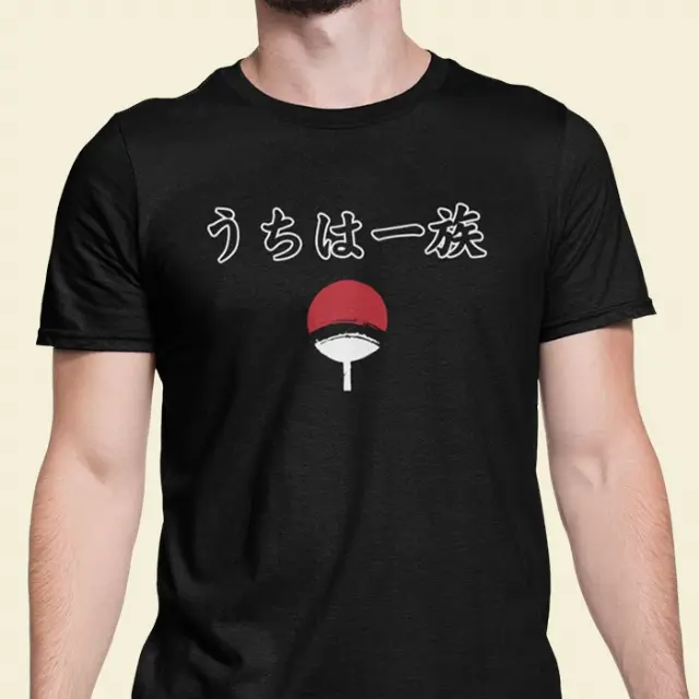 Kaos Anime Uchiha Clan - Desain Eksclusif Baju Naruto
