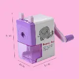 Rautan Pengserut Sharpener Pensil Putar Karakter Warna Warni — 4
