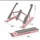 Laptop Stand Lipat Holder Anti-slip Anti-geser Portable — 8