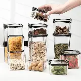 Toples Kotak Penyimpanan Snack dan Cereal Transparan dan Kedap Udara — 9