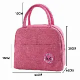 Tas Bekal Lunch Bag Cooler Makanan Anak Brivilas Oxford — 1