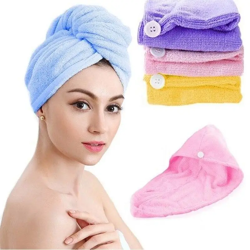 Handuk Keramas Alat Pengering Rambut Microfiber Magic Towel
