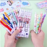 Set Pulpen Ballpoint Gel Mekanik Lucu Karakter Isi 6 Pcs — 5