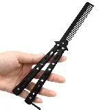 Sisir Besi Lipat Butterfly Balisong Training Trick Benchmade — 3